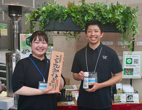 インターンシップで営業の仕事体験の様子